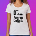 Camiseta Feminina "O Poderoso Chefão da Casa" - Estampa Pinscher