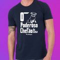 Camiseta Masculina "O Poderoso Chefão da Casa" - Estampa Pug