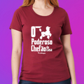 Camiseta Feminina "O Poderoso Chefão da Casa" - Estampa Poodle