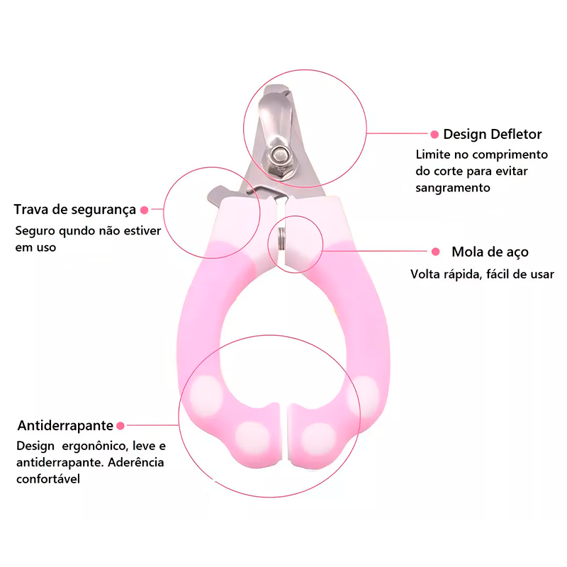 Alicate de Unhas para Cachorros e Gatos - Pet Toenail