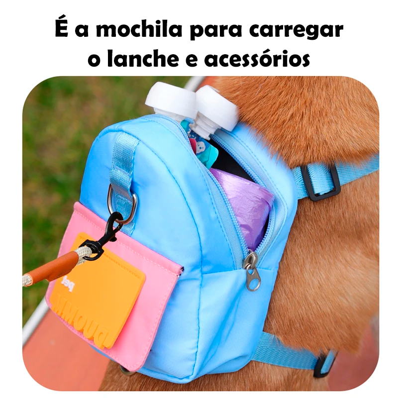 Mochila de Passeio para Cães e Gatos - Pet Backpack