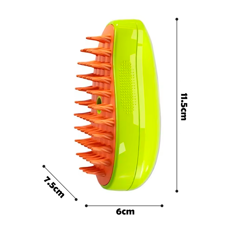 Escova Vaporizada 4 em 1 para Gatos - Cat Steam