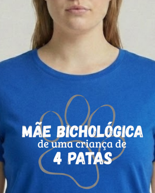 Camiseta Feminina "Mãe Bichológica"