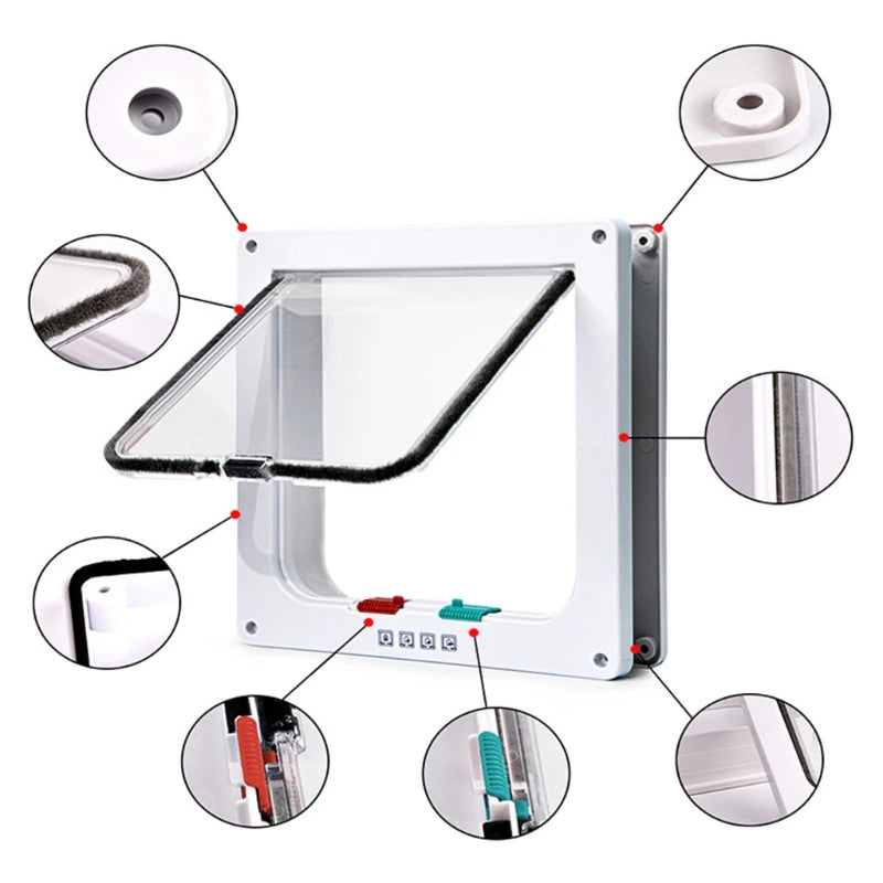 Portinha de Passagem para Cachorros e Gatos - Pet Door