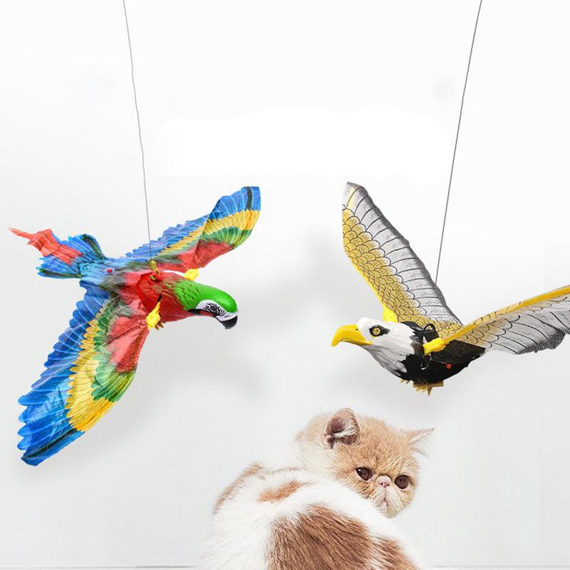 Brinquedo do gato do pássaro voador, brinquedo bonde da águia, brinquedo  interativo do gato do pássaro